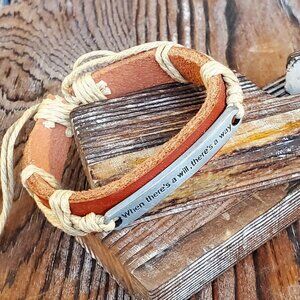 Handmade There's a Way Bracelet